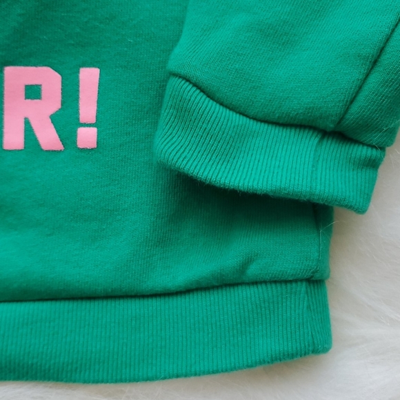 ⭐3 for $15⭐Carter's - festive fleece lined sweat shirt - Picture 3 of 6